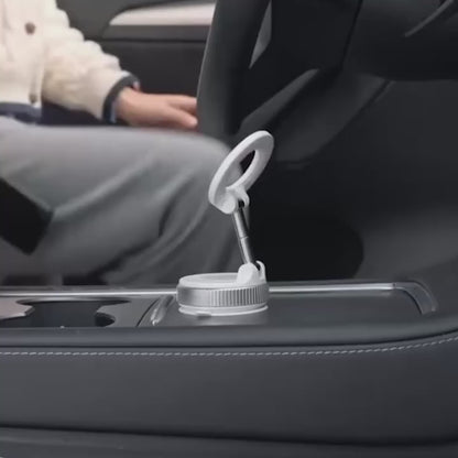 360° Vacuum Suction Phone Mount with Magnetic Nano Gel Grip, Fits Any Surface